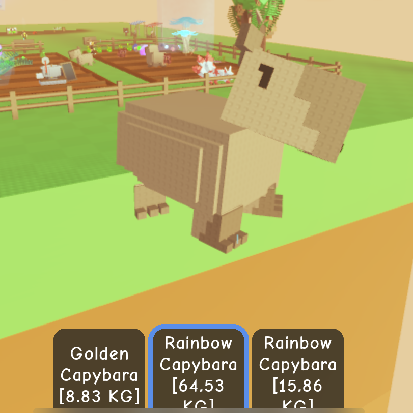 64.53Kg | Age 100 Semi-Titanic Rainbow Capybara